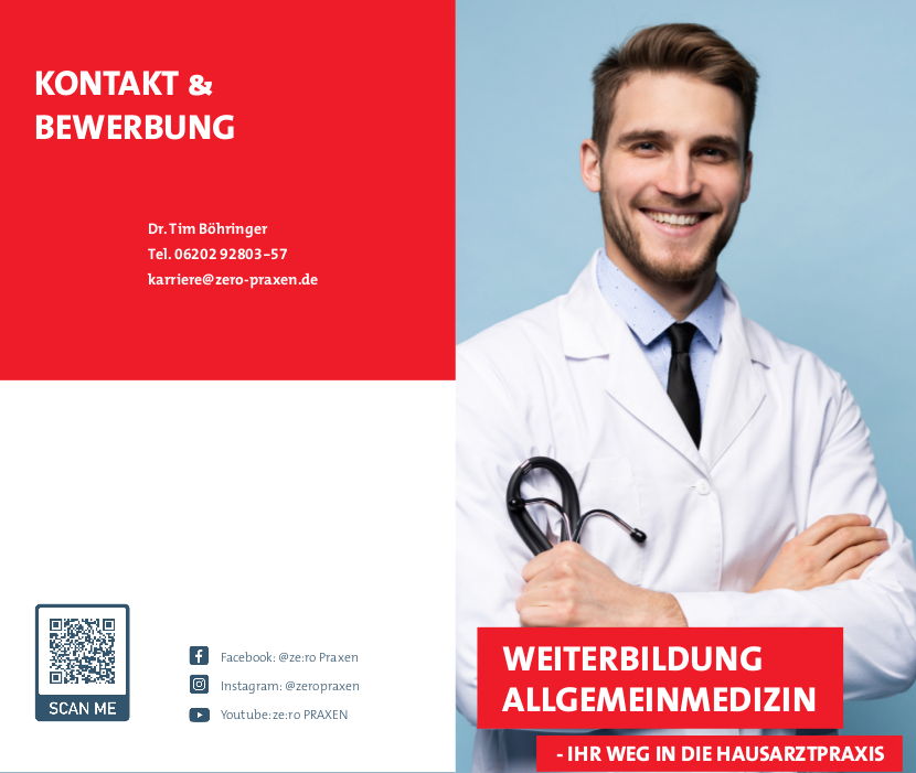 Weiterbildung Allgemeinmedizin:<br/>Ihr Weg in die Hausarztpraxis